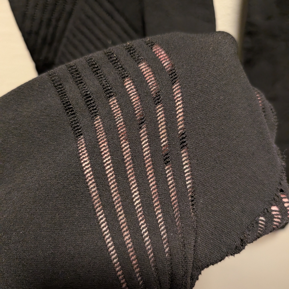 Adidas Leggings With See-through Striping